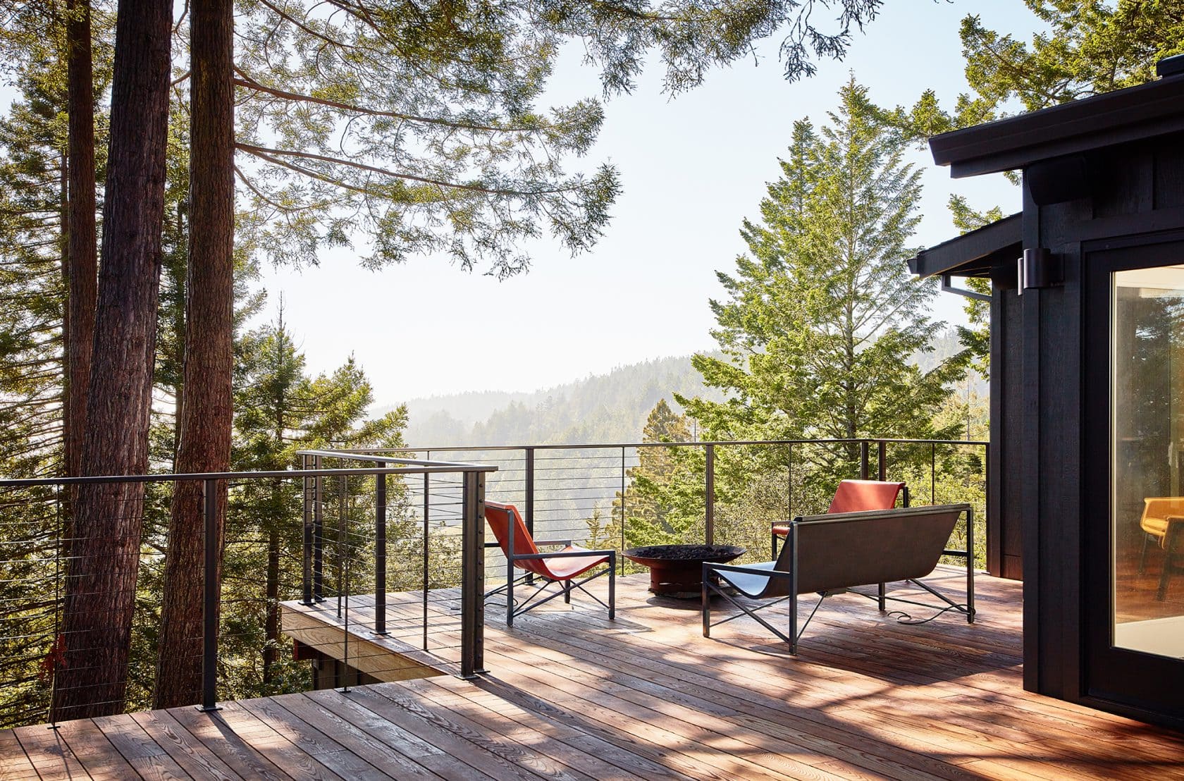 Indoor outdoor design Wine country home